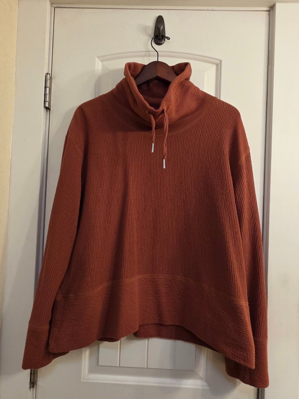 Orvis Textured Cowl-Neck Pullover Women's XL